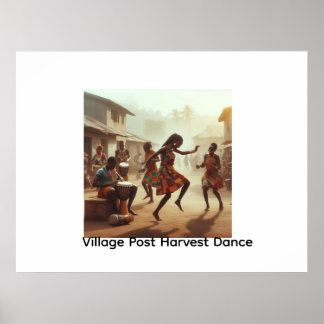 Poster Rythmes d'abondance : Joie d'après-récolte