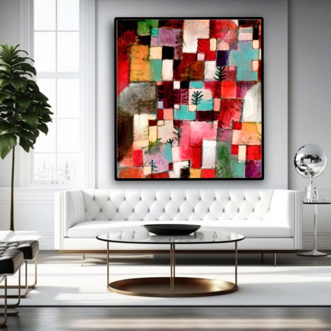 Poster Rythmes Redgreen et Violet-Jaune (Créateur téléchargé)