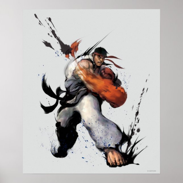 Poster Ryu Punch (Devant)