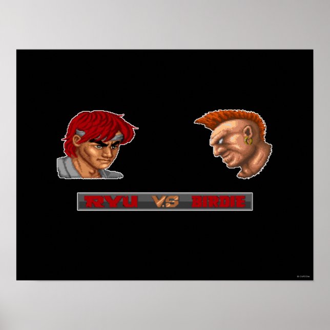 Poster Ryu Vs Birdie (Devant)