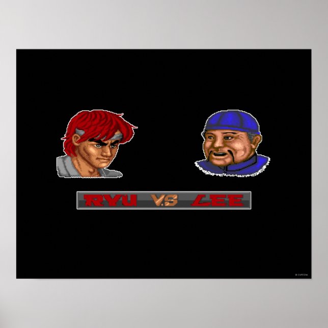 Poster Ryu Vs Lee (Devant)