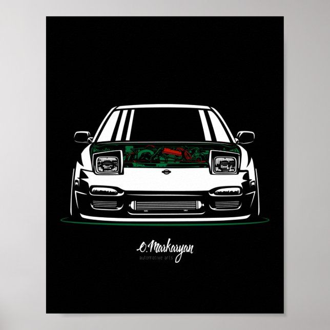 POSTER S13 200SX (Devant)