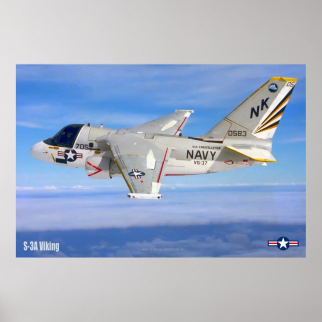 POSTER S-3A VIKING (Devant)
