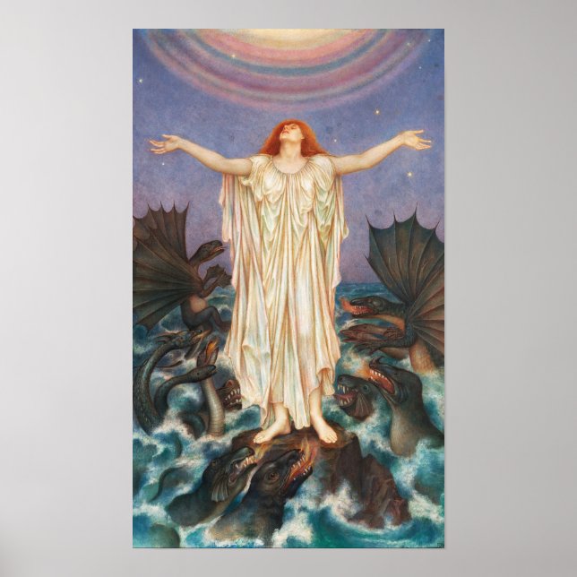 Poster S.O.S | Evelyn De Morgan (Devant)