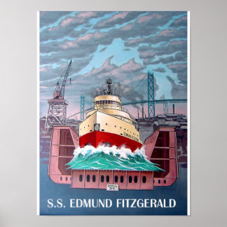 POSTER S.S. EDMUND FITZGERALD