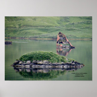 Poster S. S. Northwestern, navire 2ÈME GUERRE MONDIALE co