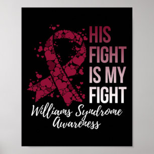 Poster Sa Lutte Est Ma Lutte Contre Le Syndrome Williams