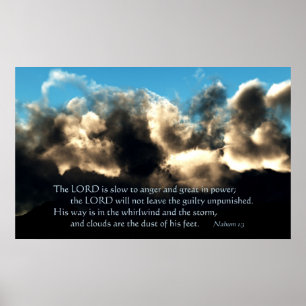 Poster Sa manière est dans le tourbillon