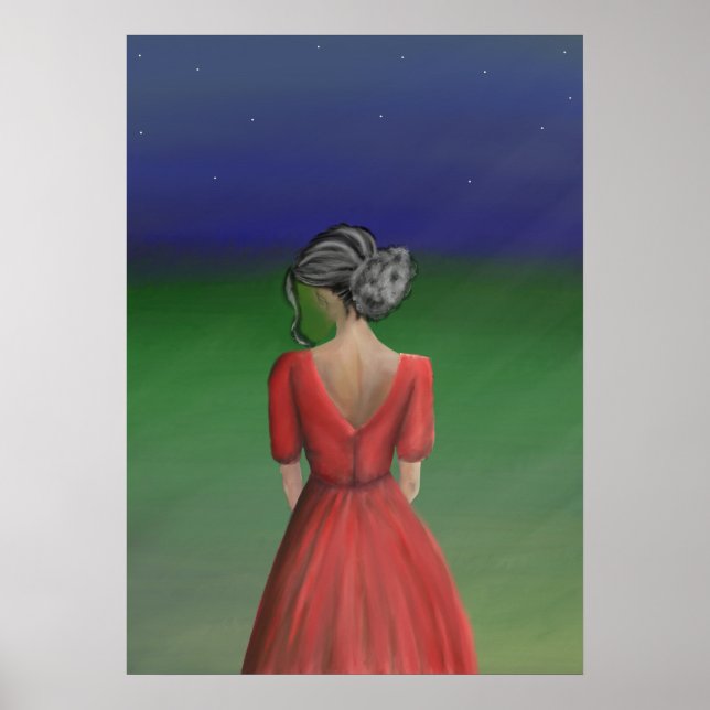 Poster Sa présence fugace (Devant)