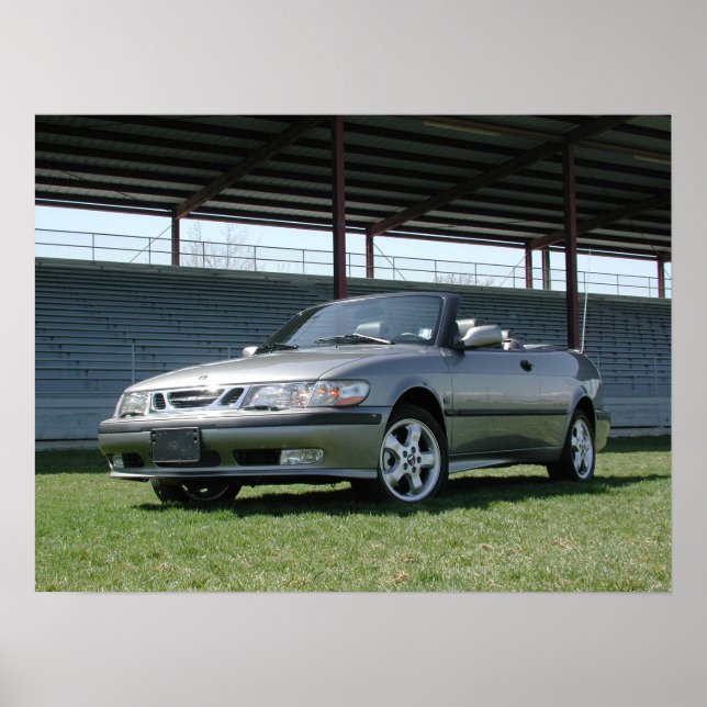 Poster Saab 9-3 convertible (Devant)