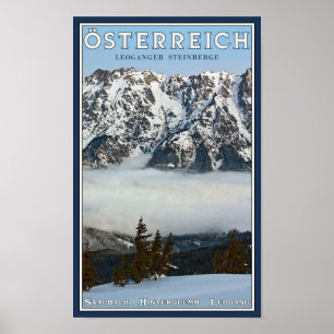 Poster Saalbach - Vallée de brouillard