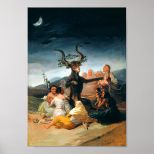 Poster Sabbat Des Sorcières Francisco Goya