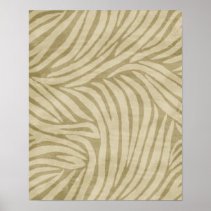 Poster Sable d'impression Zebra