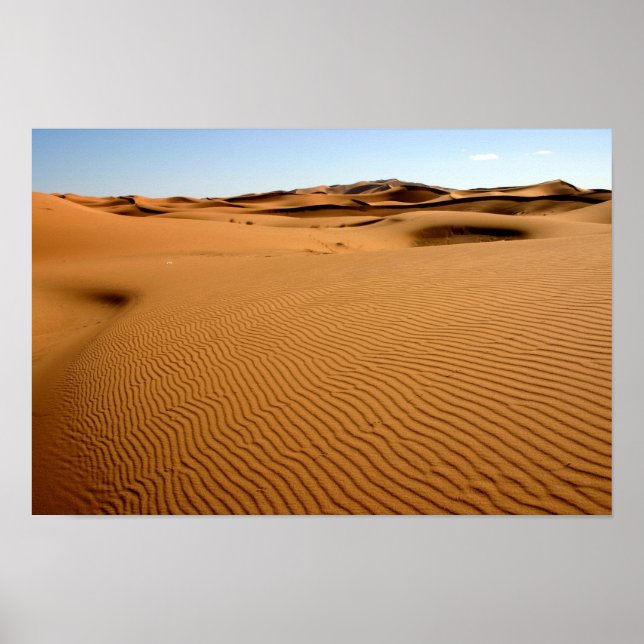 Poster Sables désertiques (Devant)