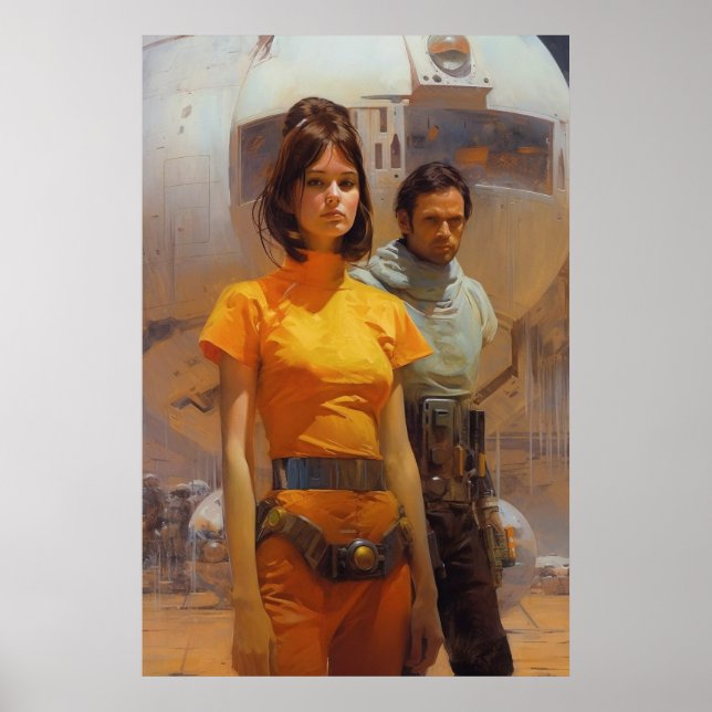 Poster Sables rouges (Devant)