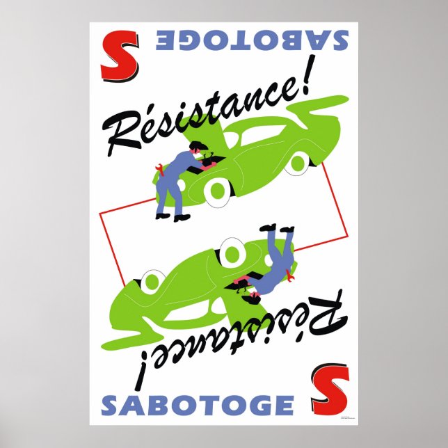 Poster Sabotoge (Devant)