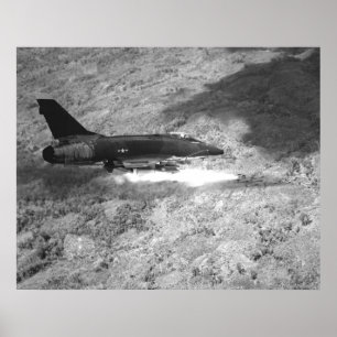 Poster Sabre F-100 superbe