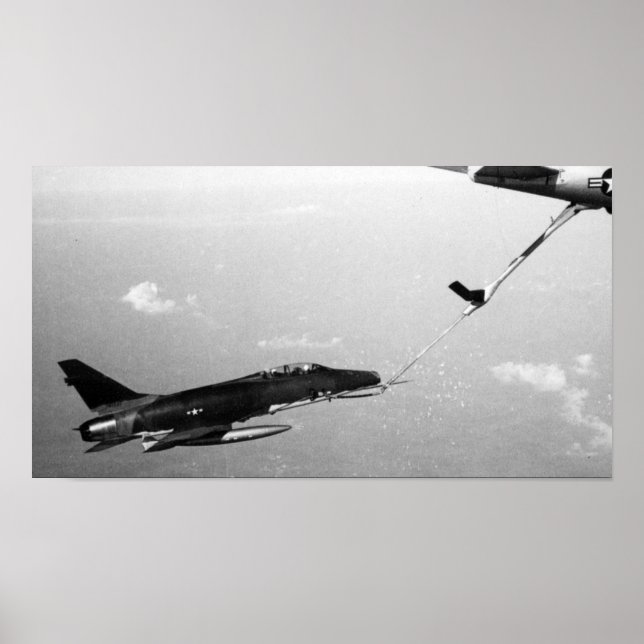 Poster Sabre F-100 superbe (Devant)