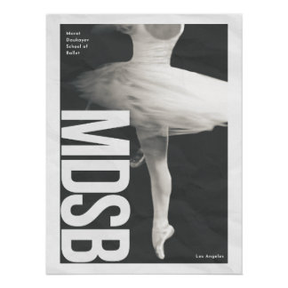 Poster Sac cabas d'affiche de danseur