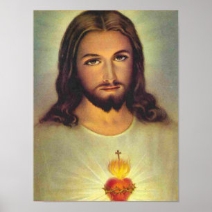 Poster Sacré Coeur de Jésus