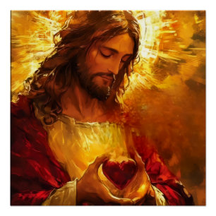 Poster Sacré-Cœur de Jésus