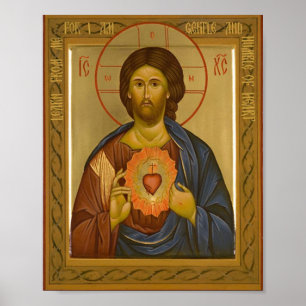 Poster Sacré Coeur De Jésus