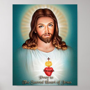 Poster Sacré Coeur de Jésus
