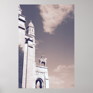 Poster Sacré-Cœur de Montmartre Paris Sacre Coeur