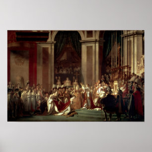 Poster Sacre de Napoléon par Jacques-Louis David