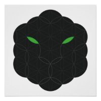 Sacré Jaguar - Visage de la Vie, Noir.