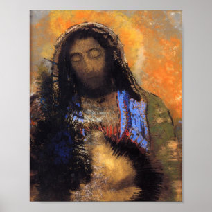 Poster Sacred Heart - Odilon Redon 1910