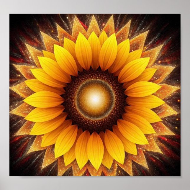 Poster SacredSunFlower (Devant)
