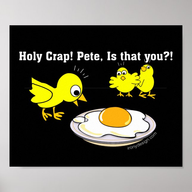 Poster Sacrée merde ! Pete. Oeufs amusants (Devant)