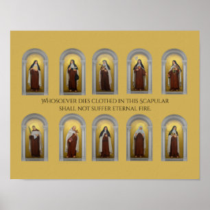 Poster Sacrificateurs carmélites catholiques