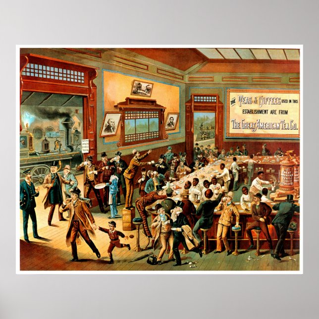 Poster Sacs à café - Imprimer (Devant)