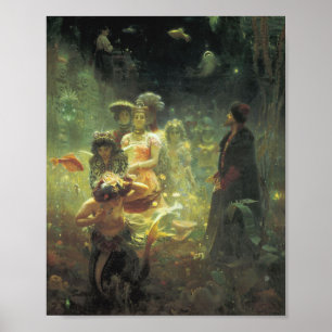 Poster Sadko Dans Le Royaume Sous-Marin Par llya Repin