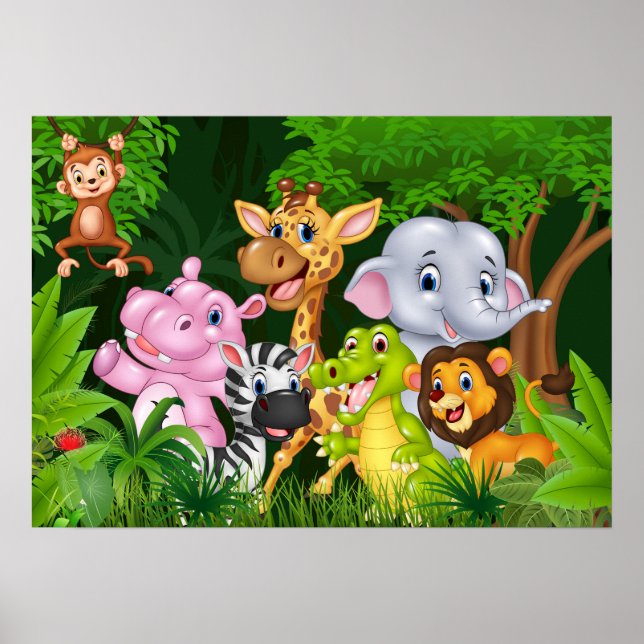 Poster Safari photo (Devant)