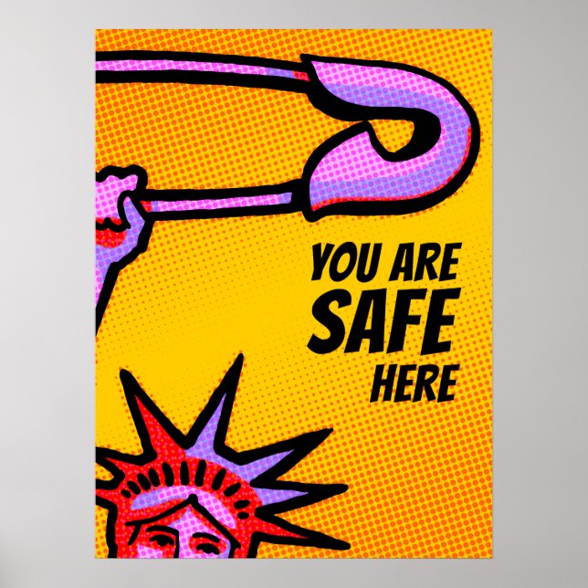 Poster SAFE Liberty Pop1 : Vous êtes en sécurité ici POST (Devant)