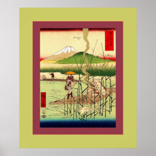 Poster Sagami River ~ Japonais Vintage