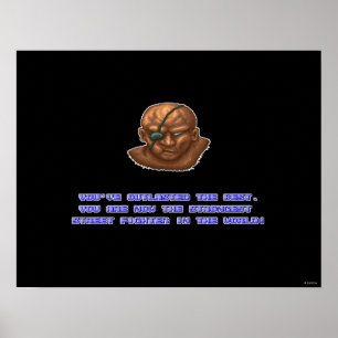 Poster Sagat KO'ed