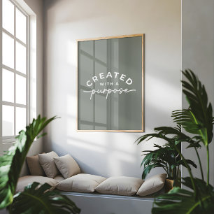 Poster Sage Elegant Christian Citation