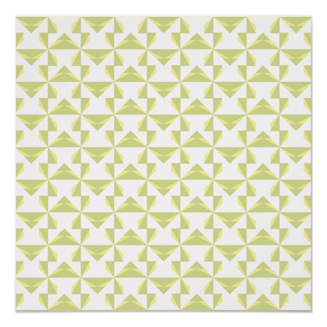 Poster Sage Pinwheels (Devant)