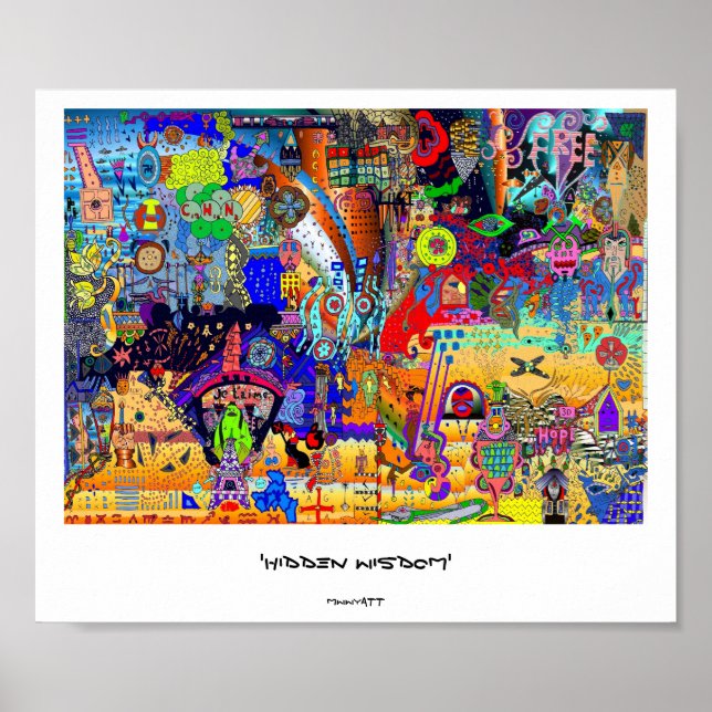 POSTER 'SAGESSE CACHÉE' (Devant)