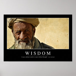 Poster Sagesse : Citation inspirée 2