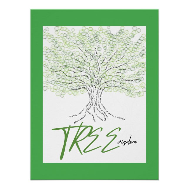 Poster Sagesse de l'arbre (Devant)
