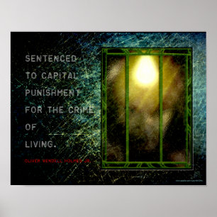 Poster Sagesse judiciaire - Holmes on Life and Death (v2)