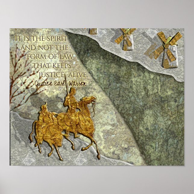 Poster Sagesse judiciaire - Warren sur l'esprits de la lo (Devant)