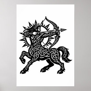 Poster Sagittaire — L'Archer par BurnsInHell