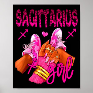 Poster Sagittaire Signe du zodiaque Anniversaire Reines H
