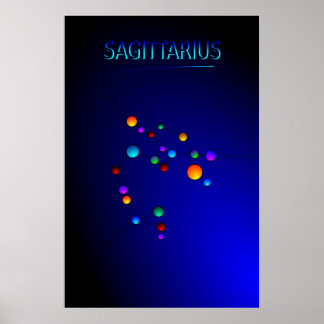 Poster Sagittarius Constellation